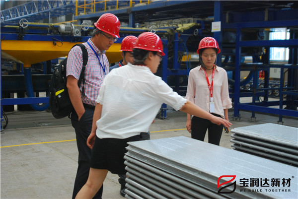 韩国客户来访德晋贵宾厅工厂