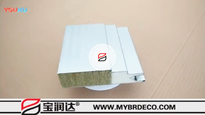德晋贵宾厅聚氨酯封边岩棉板实拍