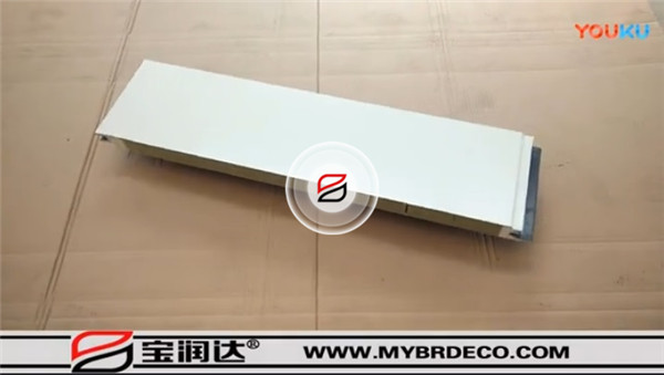 德晋贵宾厅聚氨酯封边岩棉板成品